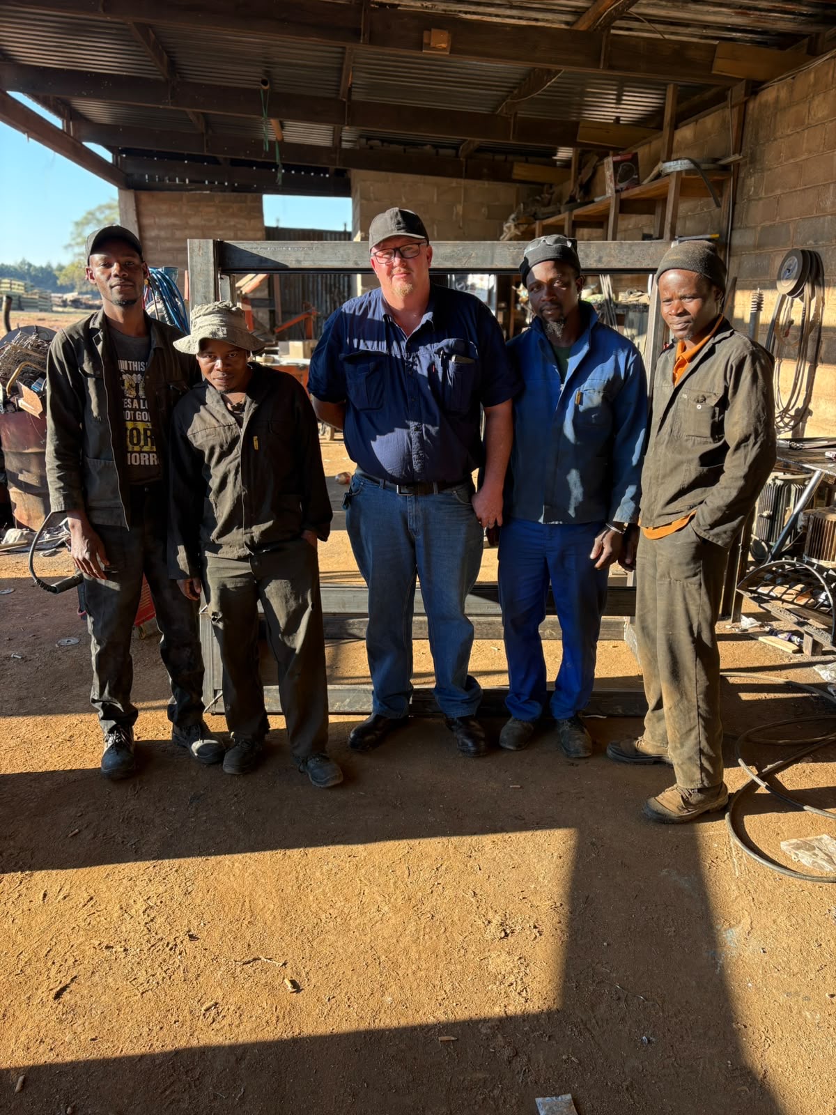 Chris Roux and the maintenance team at Timba Group